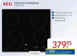 Eldi AEG Inductie kookplaat IBS64200CB aanbieding