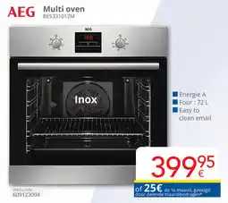 Eldi AEG Multi oven BES33101ZM aanbieding