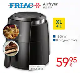 Eldi Friac Airfryer HL3515 aanbieding