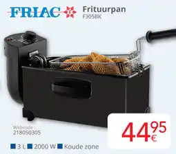 Eldi Friac Frituurpan F305BK aanbieding