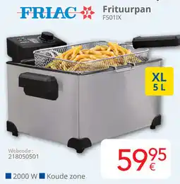 Eldi Friac Frituurpan F501IX aanbieding