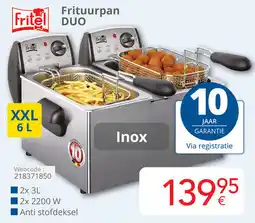 Eldi Fritel Frituurpan DUO aanbieding