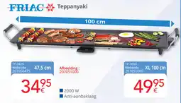 Eldi Friac Teppanyaki TP-1000 aanbieding