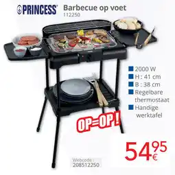 Eldi Princess Barbecue op voet 112250 aanbieding