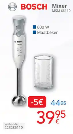 Eldi Bosch Mixer MSM 66110 aanbieding
