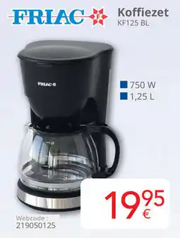 Eldi Friac Koffiezet KF125 BL aanbieding