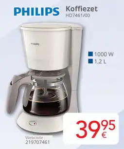 Eldi Philips Koffiezet HD7461/00 aanbieding