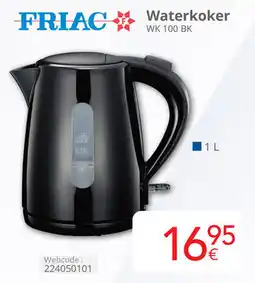 Eldi Friac Waterkoker WK 100 BK aanbieding