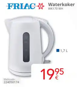 Eldi Friac Waterkoker WK179 WH aanbieding
