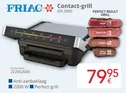 Eldi Friac Contact-grill GR-2000 aanbieding