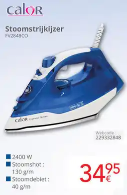 Eldi Calor Stoomstrijkijzer FV2848CO aanbieding