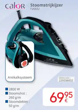 Eldi Calor Stoomstrijkijzer FV6832 aanbieding