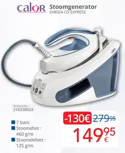 Eldi Calor Stoomgenerator SV8024 CO Express aanbieding