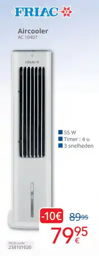 Eldi Friac Aircooler AC 10407 aanbieding