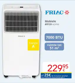 Eldi Friac Mobiele airco AC0700 aanbieding