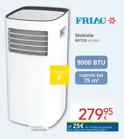 Eldi Friac Mobiele airco AC0900 aanbieding
