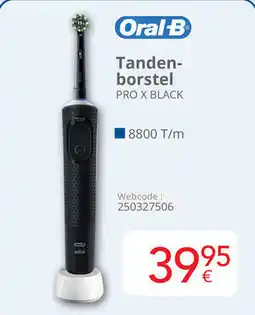 Eldi Oral-B tanden borstel pro X black aanbieding