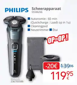 Eldi Philips scheerapparaat S5586/66 aanbieding