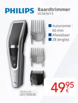Eldi Philips baardtrimmer HC5630/15 aanbieding