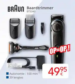 Eldi Braun baardtrimmer BT5340 aanbieding