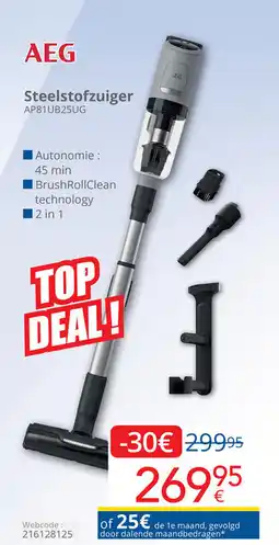 Eldi AEG Steelstofzuiger AP81UB25UG aanbieding