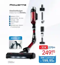 Eldi Rошепта steelstofzuiger xforce flex 9.60 animal aanbieding