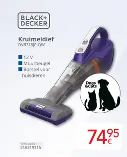 Eldi Black+ decker Kruimeldief DVB315JP-QW aanbieding