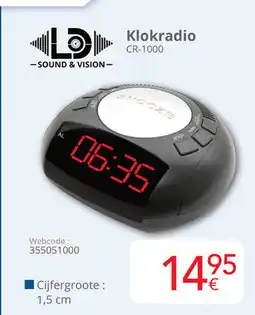 Eldi Klokradio CR-1000 aanbieding