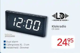 Eldi Klokradio CR-5000 aanbieding