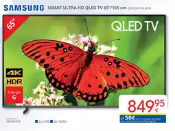 Eldi Samsung smart ultra HD QLED TV QE65Q67DAUXXN aanbieding