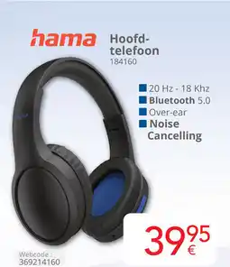 Eldi Hama hoofd telefoon 184160 Cancelling aanbieding