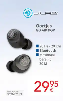 Eldi Oortjes go air pop aanbieding