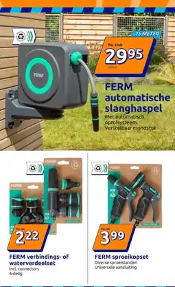 Action FERM automatische slanghaspel aanbieding