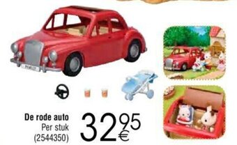 Cora De rode auto aanbieding