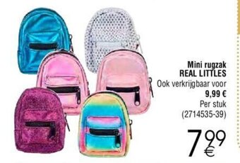Cora Mini rugzak Real littles aanbieding