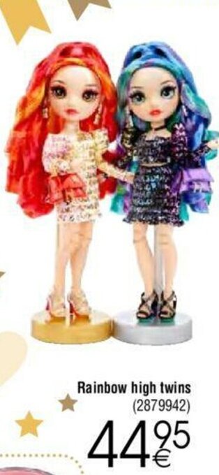 Cora Rainbow high twins aanbieding