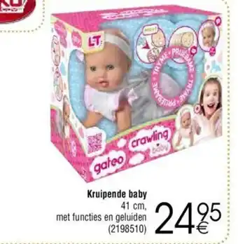 Cora Kruipende baby 41 cm aanbieding