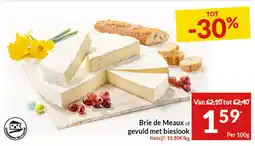 Intermarché Brie de Meaux of gevuld met bieslook aanbieding