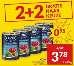 Intermarché Cirio aanbieding