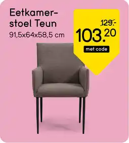 Leen Bakker Eetkamerstoel Teun aanbieding