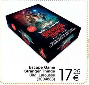 Cora Escape Game Stranger Things aanbieding