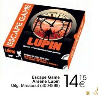 Cora Escape Game Arsene Lupin aanbieding