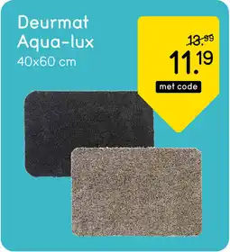Leen Bakker Deurmat Aqua-lux aanbieding