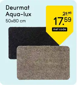 Leen Bakker Deurmat Aqua-lux aanbieding