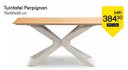 Leen Bakker Tuintafel Perpignan aanbieding