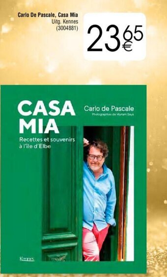 Cora Carlo De Pascale, Casa Mia aanbieding