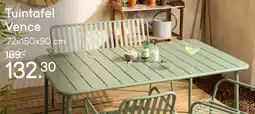 Leen Bakker Tuintafel Vence aanbieding