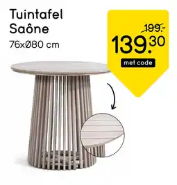 Leen Bakker Tuintafel Saône aanbieding