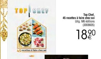 Cora Top Chef, 45 recettes a faire chez soi aanbieding