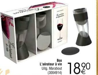 Cora Box L'aerateur a vin aanbieding